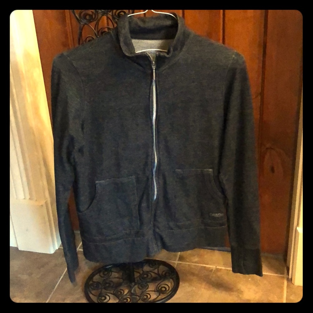 Size medium Calvin Klein jacket with thumb holes